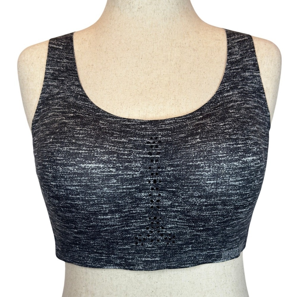 Victoria Sport Angel Max Sports Bra 36DD Dark Gray High Support Comfort Stretch